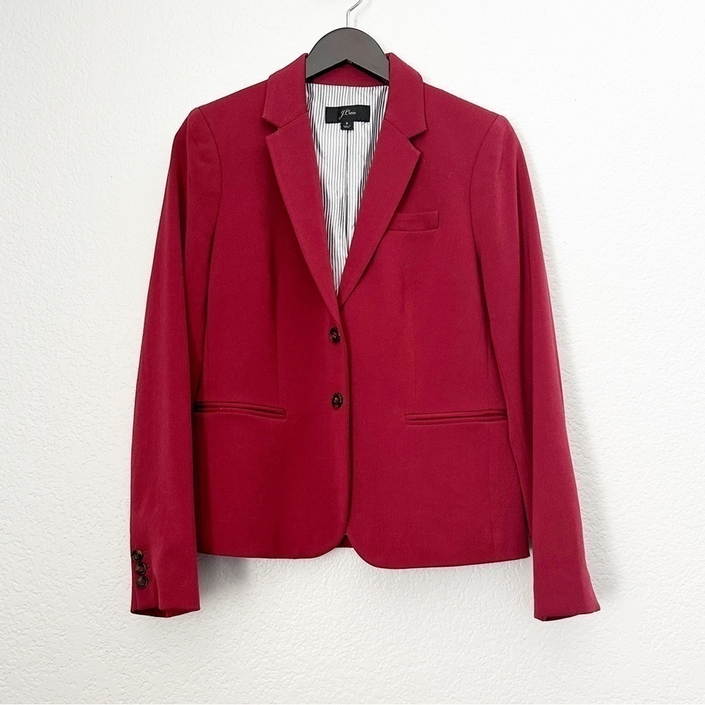 J. CREW Schoolboy Blazer Merlot Red Small
